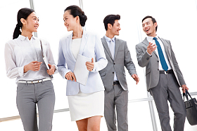 成功的商务人士照片