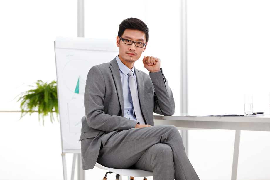 成功的商务中年男人 成功的商务中年男人