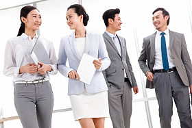 成功的商务人士