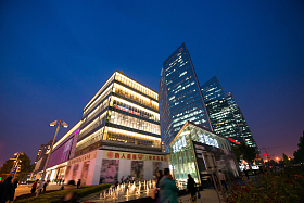 北京城市建筑夜景