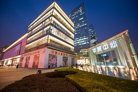 北京城市建筑夜景