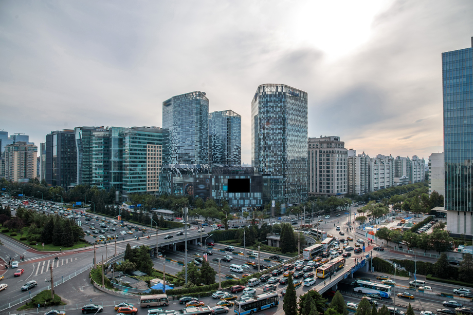 北京市东直门建筑群图片