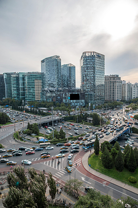 北京市东直门建筑群
