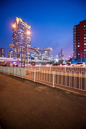 北京城市建筑夜景图片