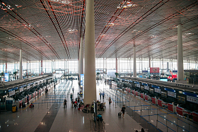 北京首都国际机场大厅图片