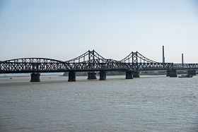 辽宁省丹东中朝友谊桥照片