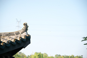 江苏省淮安淮河老街屋檐