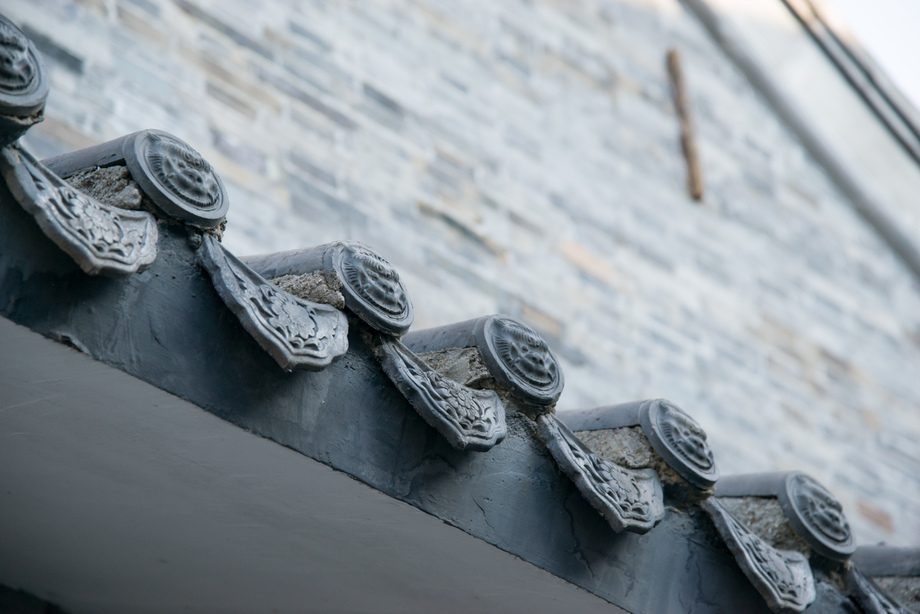 江苏省淮安淮河老街屋檐图片 江苏省淮安淮河老街屋檐图片