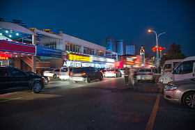 辽宁省丹东城市夜景