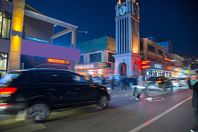 辽宁省丹东城市夜景图片