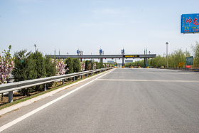 白洋淀高速公路收费站照片