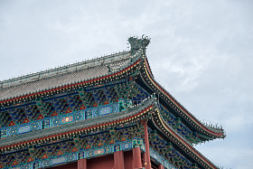 北京前门城楼照片