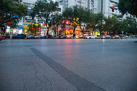北京街市夜景图片
