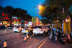 北京街市夜景图片