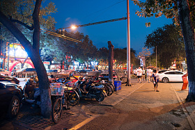北京街市夜景图片