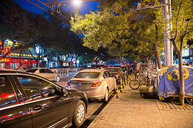 北京街市夜景图片