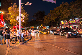 北京街市夜景图片