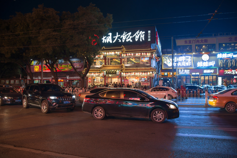北京街市夜景