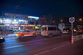 北京街市夜景图片