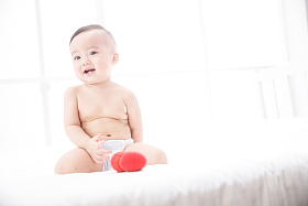 可爱男婴儿照片