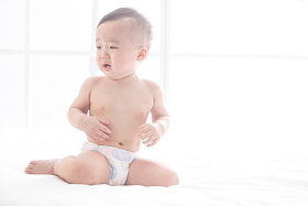 可爱男婴儿