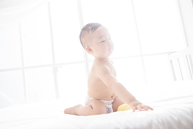 可爱男婴儿照片