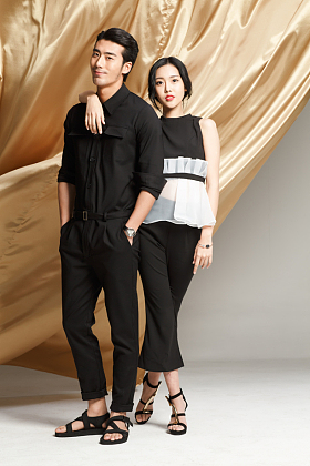 时尚青年情侣图片