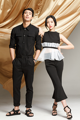 时尚青年情侣图片