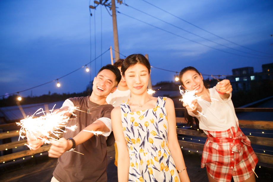 青年人聚会照片