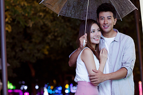 青年情侣的夜生活