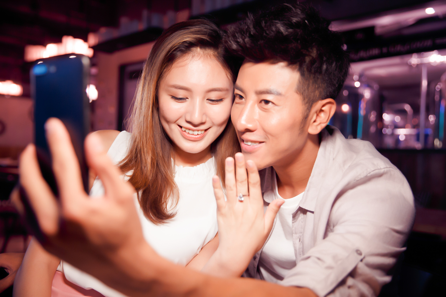 青年情侣的夜生活图片