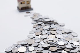 硬币和房屋模型