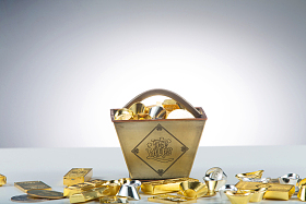 金子和银子图片