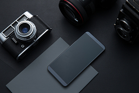 手机和相机图片