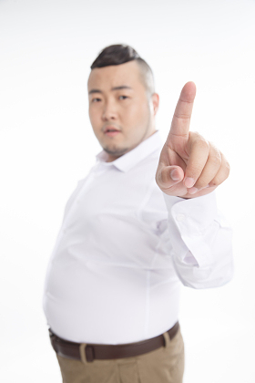 商务胖男人图片