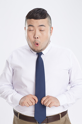 商务胖男人图片