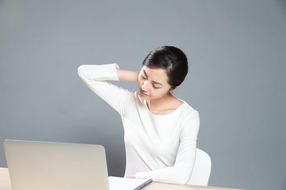 疲劳的女白领 疲劳的女白领