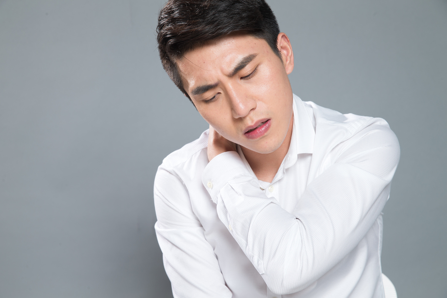 疲劳的商务男白领 疲劳的商务男白领