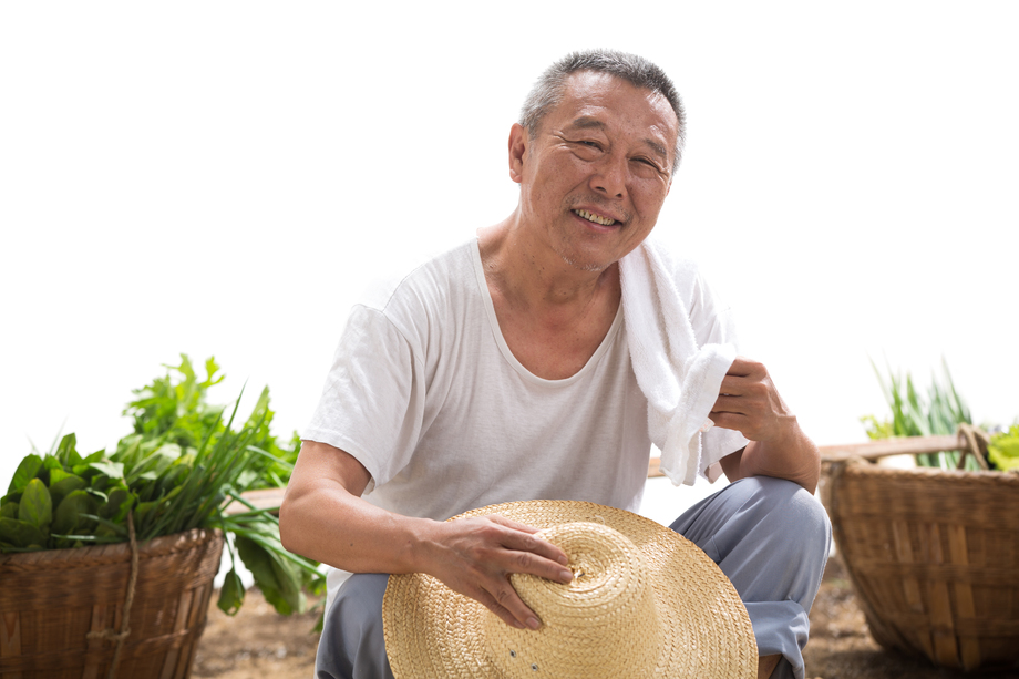 农民和他的蔬菜图片 农民和他的蔬菜图片