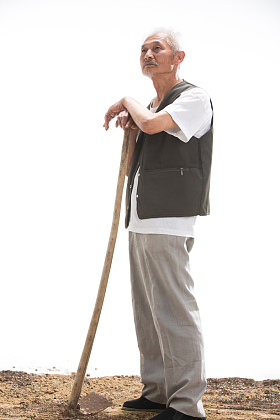 老年人农民肖像