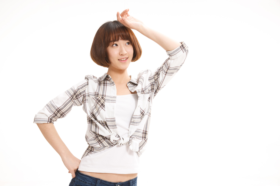 青春活力的青年女人