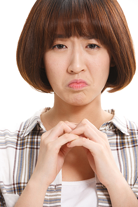 青春活力的青年女人照片