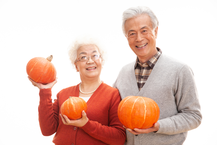 幸福的老年夫妇图片