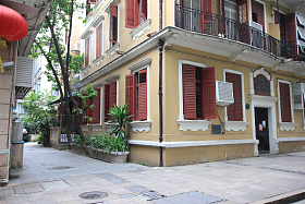 广东省广州沙面城市建筑