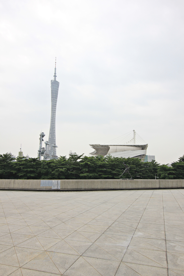 广东省广州珠江新城城市建筑