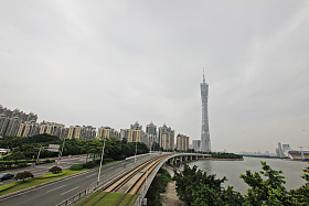 广东省广州珠江新城城市建筑照片