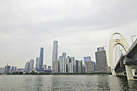 广东省广州珠江新城城市建筑照片