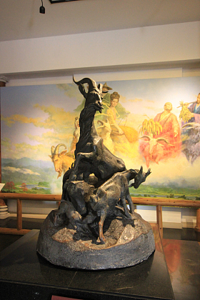 广东省广州越秀公园博物馆内景