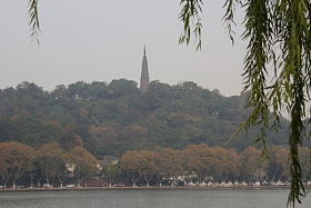 浙江省杭州西湖保叔塔照片