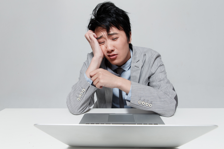 表情震惊的商务男士 表情震惊的商务男士